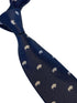 navy mens tie with buffalo design